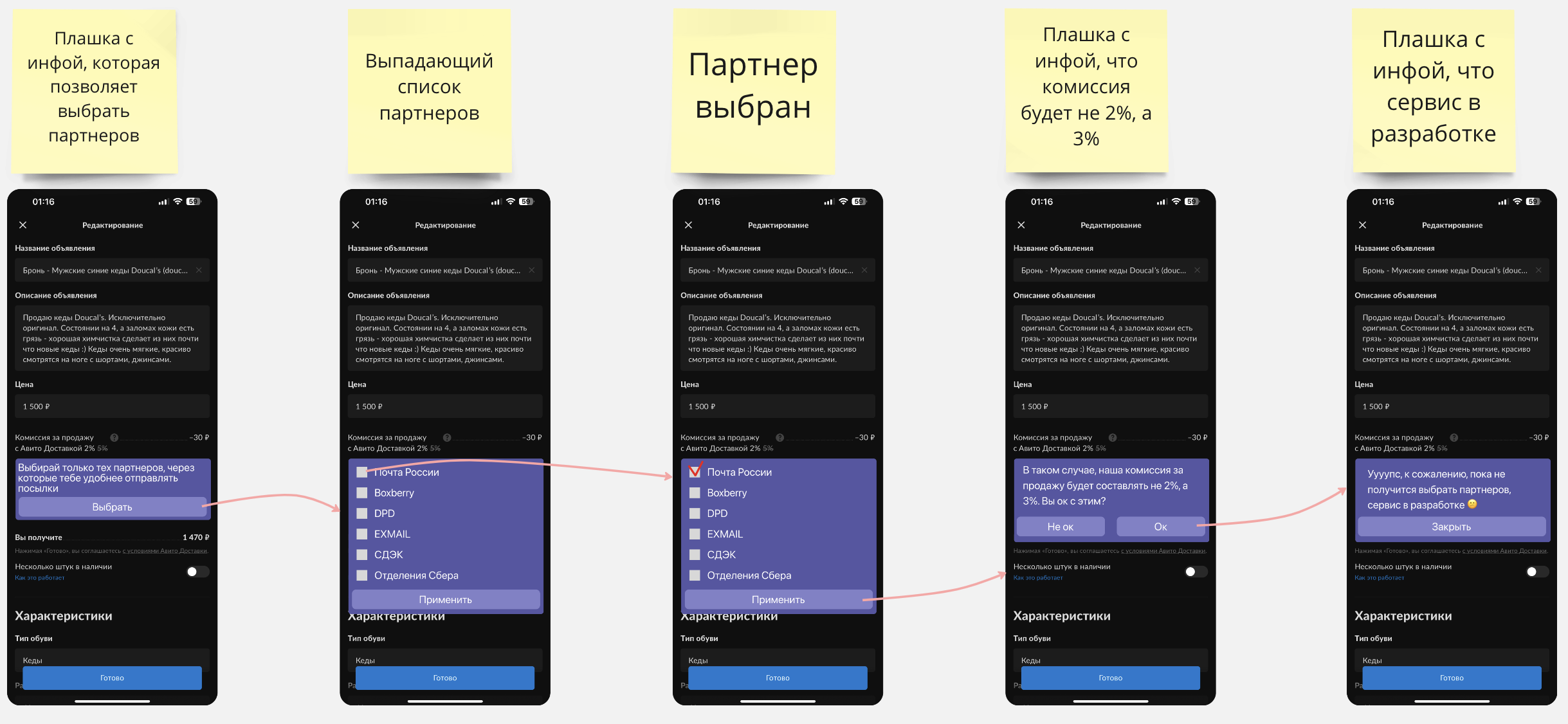 Макеты для второй гипотезы